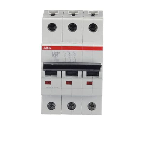 S203M-B20 Miniature Circuit Breaker - 3P - B - 20 A image 6