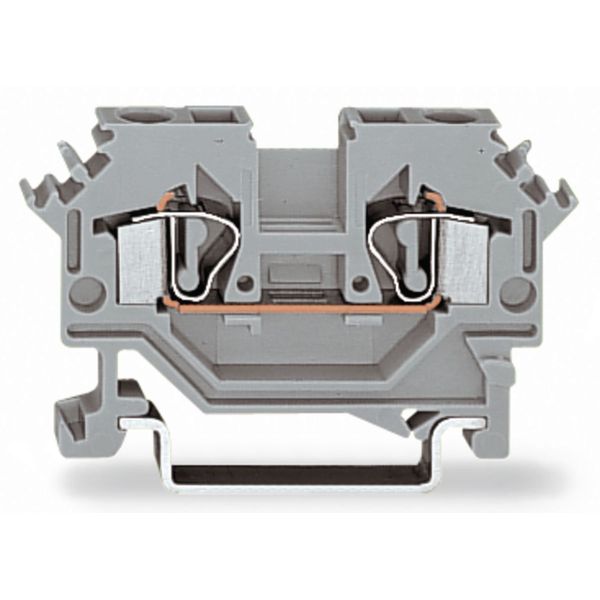 2-conductor through terminal block 4 mm² suitable for Ex i application image 1