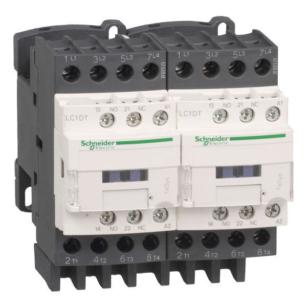 OMKEERCONTACTOR 4P 40A 1NO+1NC 24VDC image 1