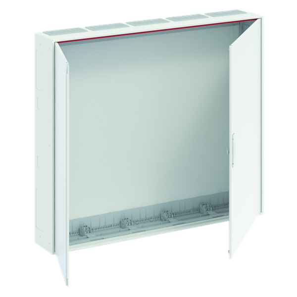 B18 ComfortLine B Wall-mounting cabinet, Surface mounted/recessed mounted/partially recessed mounted, 96 SU, Grounded (Class I), IP44, Field Width: 1, Rows: 8, 1250 mm x 300 mm x 215 mm image 4