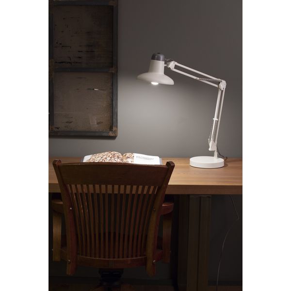 SNAP WHITE READING LAMP 1XE27 15W image 2