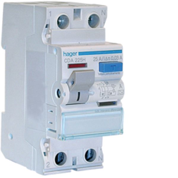 LEAKAGE RELAY TYPE A 30mA 2X25A image 1