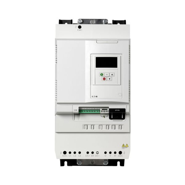 Frequency inverter, 230 V AC, 3-phase, 72 A, 18.5 kW, IP20/NEMA 0, Radio interference suppression filter, Additional PCB protection, DC link choke, FS image 14