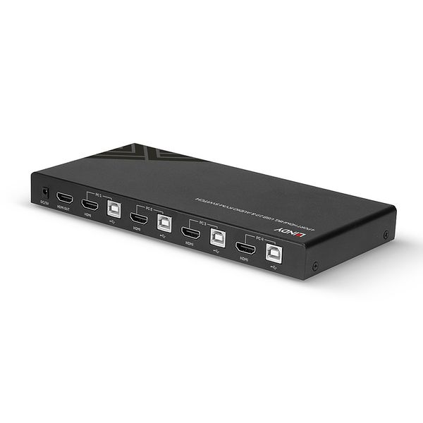 4 Port HDMI 4K60, USB 2.0 & Audio KVM Switch Switch between 4 HDMI® equipped PCs from one keyboard, mouse and monitor image 2