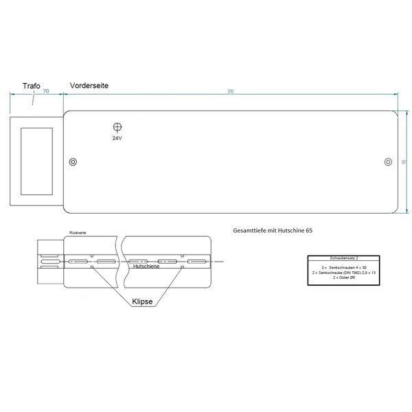 Terminal strip 24 V AC, 6 channels. With heating/cooling switchover and input for humidity sensor (optional) image 3