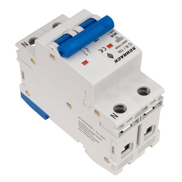 Miniature Circuit Breaker (MCB) AMPARO 10kA, C 6A, 1+N image 6