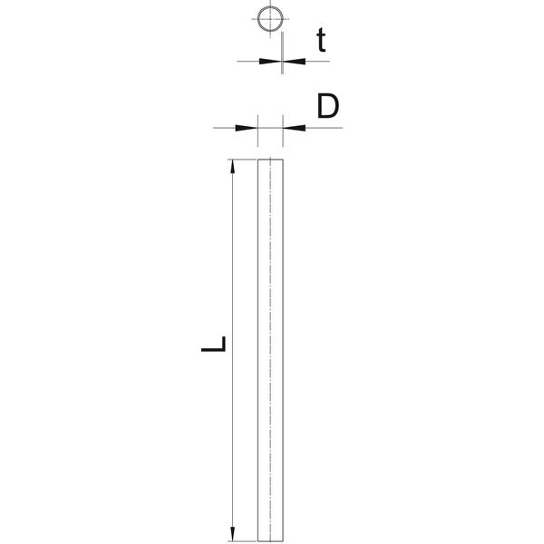 S16W SW Plug-in conduit without thread ¨16, 3000mm image 2