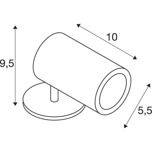 HELIA LED SPOT, Outdoor Spot, 3000K, 35ø, anthracite, IP55 image 2