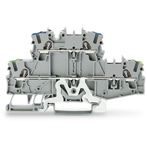 Double-deck terminal block Ground conductor/through terminal block 2.5 image 2