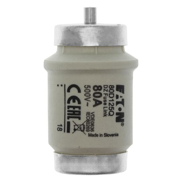 Fuse-link, low voltage, 80 A, AC 500 V, D4, gR, DIN, IEC, fast-acting image 7