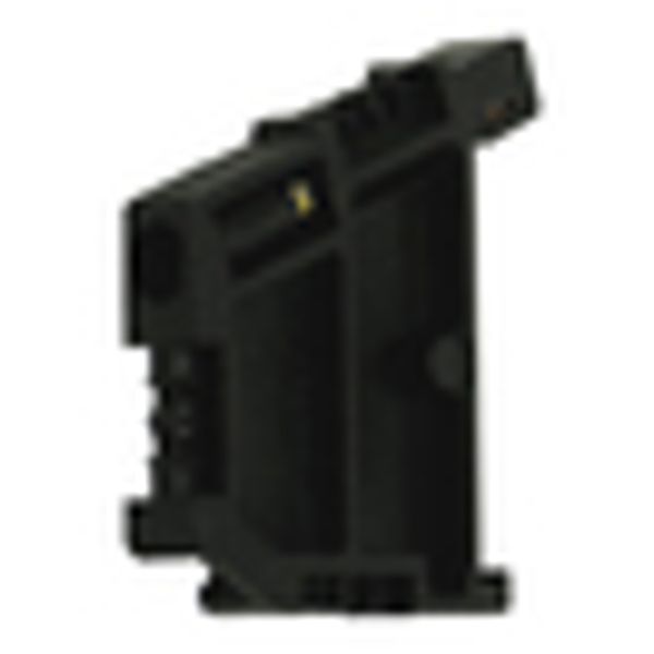 End bracket for DIN-rail "TH35", black, screwable image 2