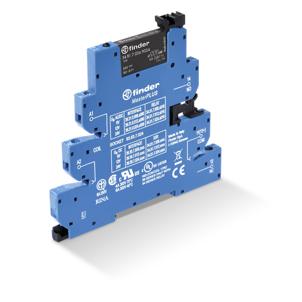 Rel. interface SSR MasterPLUS screw In.24VDC/SEN/1NO 2A/230VAC (39.30.7.024.8240) image 2