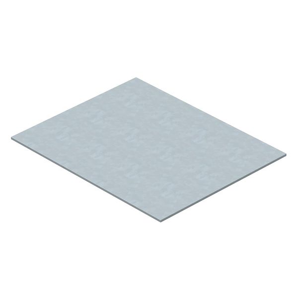 Lid blind plate for rectangular mounting opening image 1