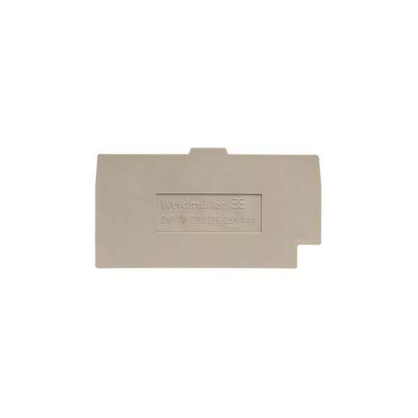 Partition plate (terminal), End and intermediate plate, 57.5 mm x 54.7 image 1