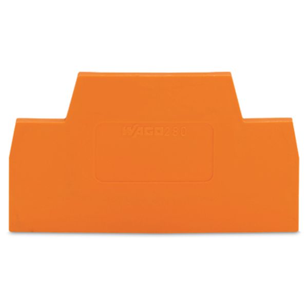 End and intermediate plate 2.5 mm thick orange image 3