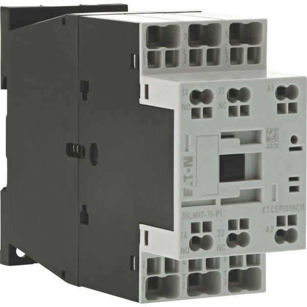 Contactor, 3 pole, 380 V 400 V 8.3 kW, 1 N/O, 1 NC, RDC 24: 24 - 27 V DC, DC operation, Push in terminals image 16