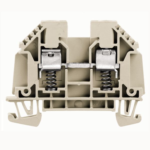 Feed-through terminal block, Screw connection, 6 mm², 630 V, 41 A, Num image 1