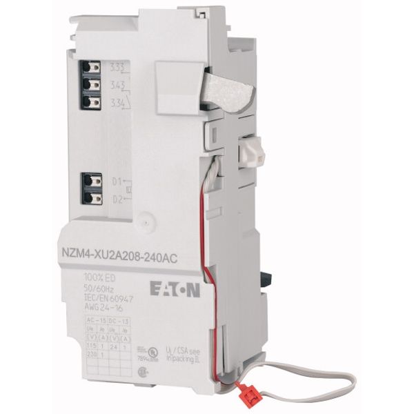 Undervoltage release for NZM4, configurable relays, 2NO, 24DC, Push-in terminals image 3