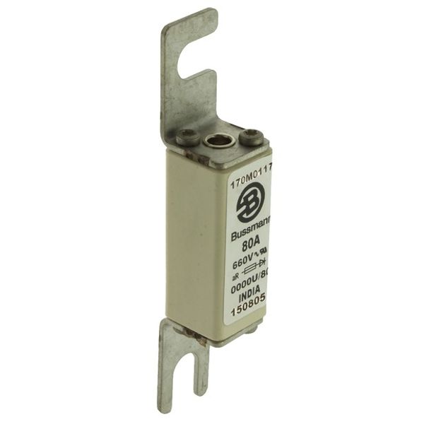 Fuse-link, high speed, 20 A, AC 660 V, size 0000, 18 x 19 x 100 mm, gR, UL, visual indicator image 3