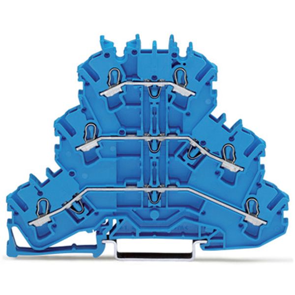 Triple-deck terminal block Through/through/through terminal block N/N/ image 2