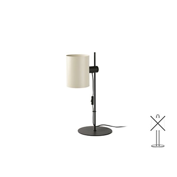 GUADALUPE/LUPE BLACK TABLE LAMP 1XE27 MAX 20W image 1
