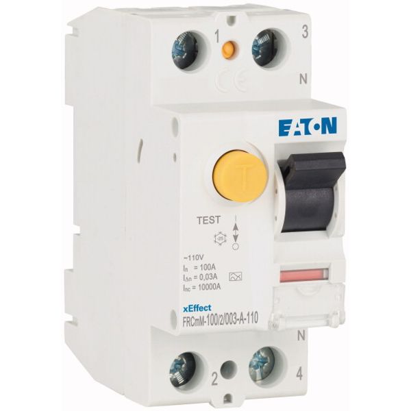 Residual current circuit breaker (RCCB), 100A, 2p, 30mA, type A, 110V image 4