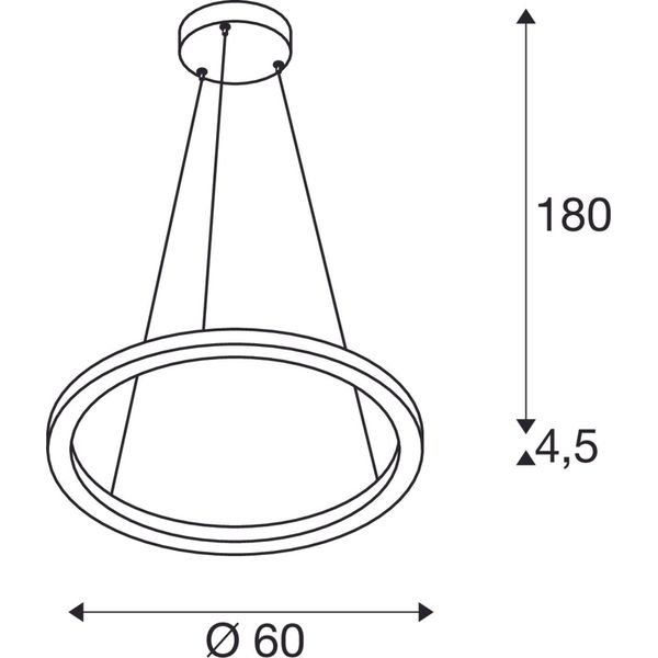 ONE 60 PD 24W 2700/3000K 230V white image 3