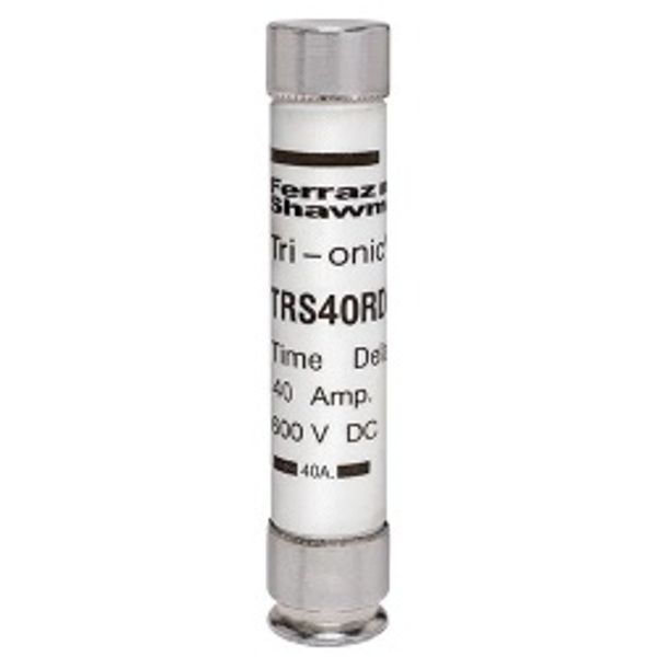 Fuse TRS-RDC - Class RK5 - Time-Delay 600VDC 40A Ferrule image 1