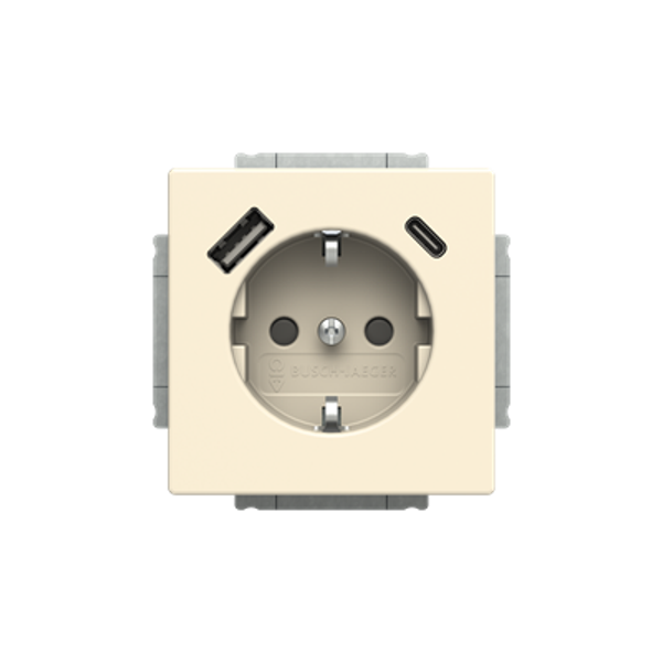 20 EUCB2USBAC-82-500 Rozete ar USB A+C image 1