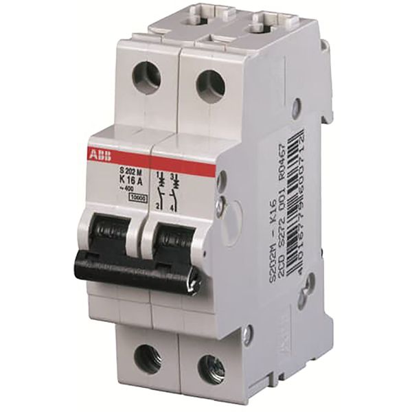 S202M-D20 Miniature Circuit Breaker - 2P - D - 20 A image 1