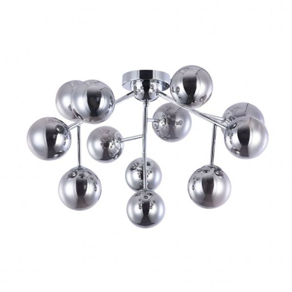 Modern Dallas Ceiling Lamp Chrome image 1