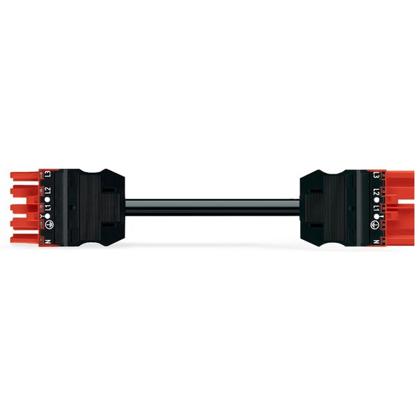 pre-assembled interconnecting cable Cca Socket/plug red image 3