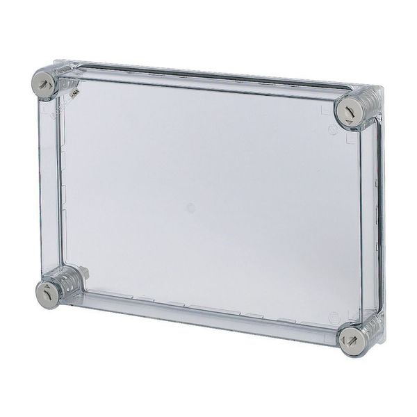 Cap, transparent smoky gray, HxWxD=250x375x50mm, NA model image 4