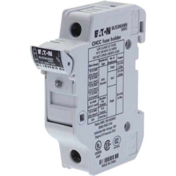 Fuse-holder, LV, 30 A, AC 600 V, 10 x 38 mm, CC, 1P, UL, indicating, DIN rail mount image 16