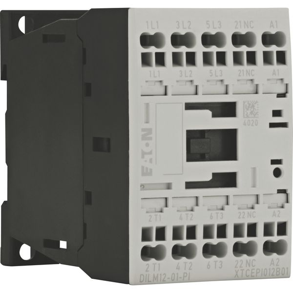 Contactor, 3 pole, 380 V 400 V 5.5 kW, 1 NC, 24 V DC, DC operation, Push in terminals image 9