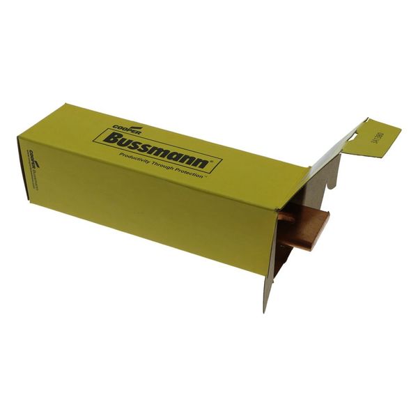 Eaton Bussmann Series LPJ Fuse,LPJ Low Peak,Current-limiting,time delay,300 A,600 Vac,300 Vdc,300000A at 600Vac,100kAIC Vdc,Class J,10s at 500%,Dual element,Bolted blade end X bolted blade end connection,2.11 in dia.,Indicating image 8