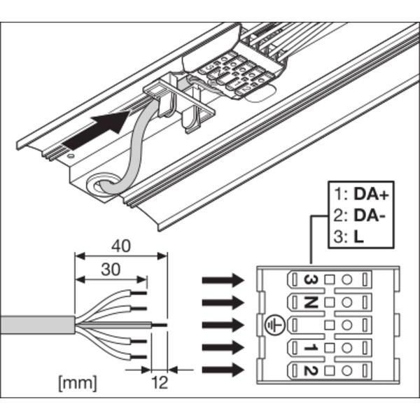 LINEAR IndiviLED® DIRECT/INDIRECT GEN 1 1200 42 W 4000 K DALI image 3