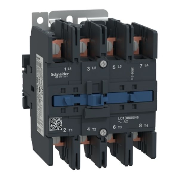 TeSys Deca contactor, 4P(4NO), AC-1, 440V, 125A, 230V AC 50/60 Hz coil,screw clamp terminals image 2