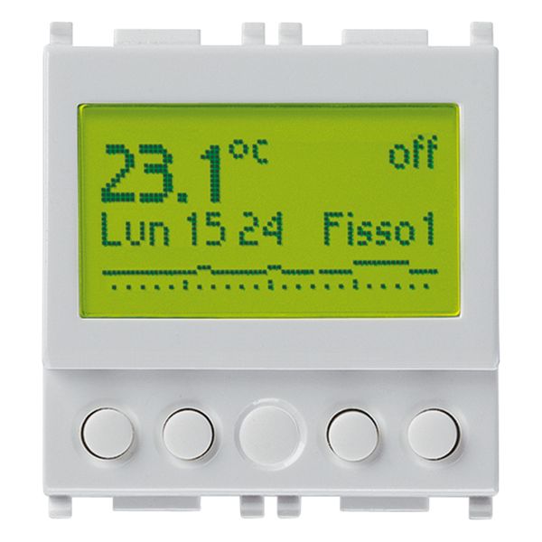 Timer-thermostat 120-230V Silver image 1