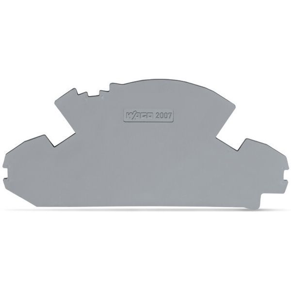 End plate 1.5 mm thick without lock-out seal option gray image 2