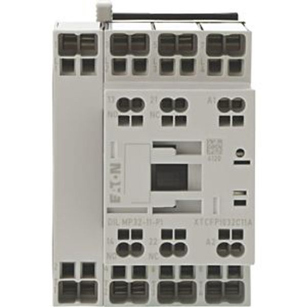 Contactor, 4 pole, AC operation, AC-1: 32 A, 1 N/O, 1 NC, 24 V 50/60 Hz, Push in terminals image 10