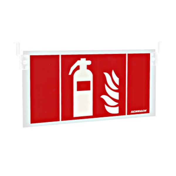 Hanging sign "fire extinguisher" for emergency luminaires K5 image 1