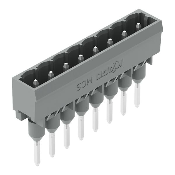 Male connector for rail-mount terminal blocks 1.2 x 1.2 mm pins straig image 1