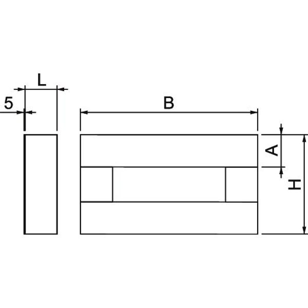 BSKD12-E1021 End piece for BSKD12-K1021 105x210 image 2