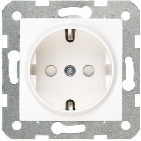 Karre-Meridian White Earthed Socket Child Protection image 1