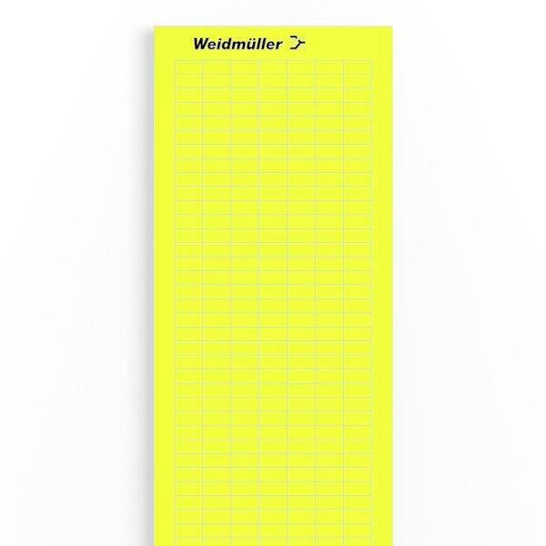 Device marking, Self-adhesive, 12 mm, Polyester, PVC-free, yellow image 2