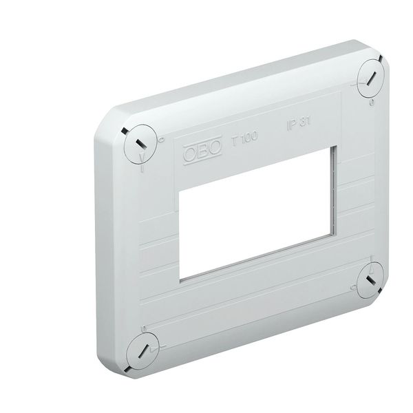 T 100 D MSD2A Cover punched without sockets 150x116x15 image 1