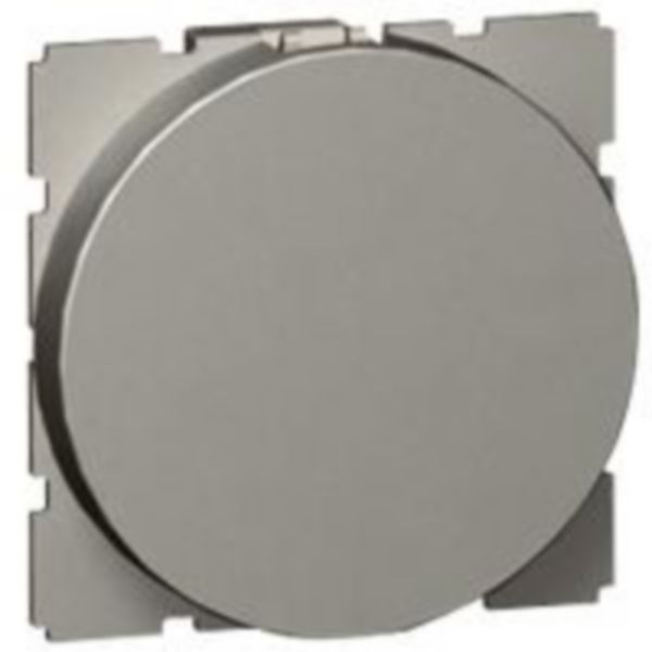 Arteor Blanking Plate 2 Module Round Magnesium image 1