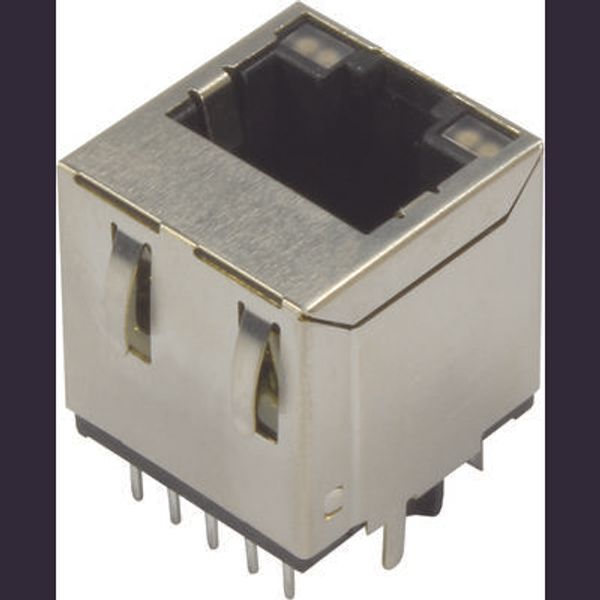 RJI RJ45 jack 10/100Mbit vert. LED gn/ye image 1