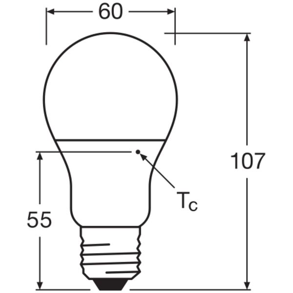 LED PCR LAMPS WITH CLASSIC A 8.5W 827 Frosted E27 image 10